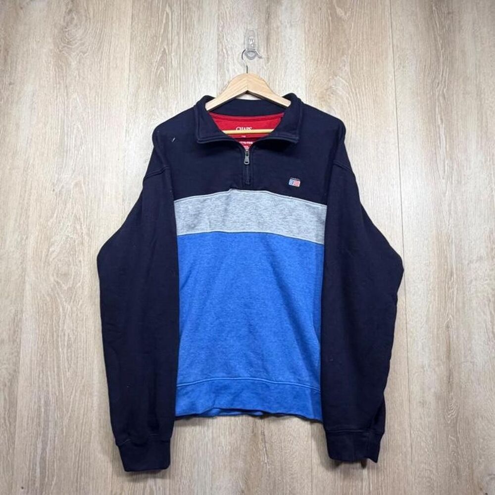 Chaps Men's Blue and Navy Sweatshirt